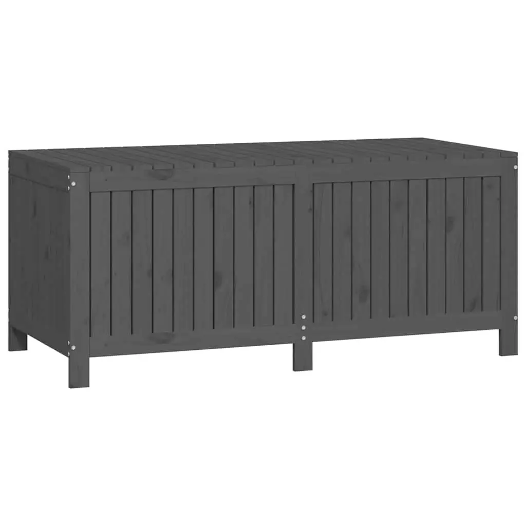 Grey Solid Wood Storage Box for Gardens