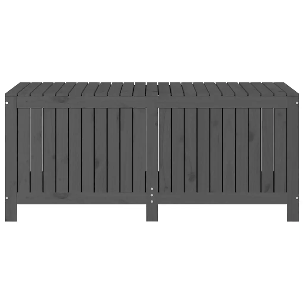Grey Solid Wood Storage Box for Gardens