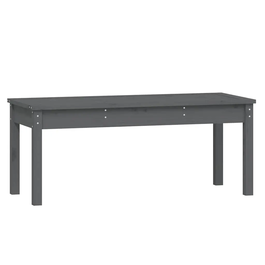 Grey Garden Bench for Outdoor Seating Needs