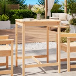 Reliable and Stylish Solid Wood Garden Table
