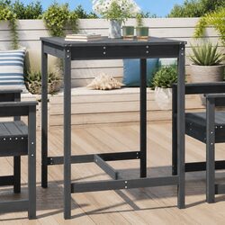 Quality Grey Garden Table 82.5x82.5x110 cm, Perfect for Outdoors
