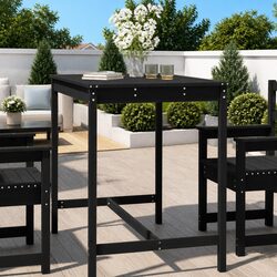 Reliable Outdoor Garden Table Made from Solid Pine Wood