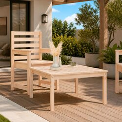 Solid Wood Garden Table: Reliable and Valuable