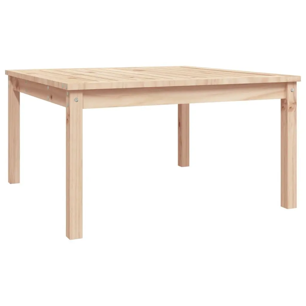 Garden Table 82.5x82.5x45 cm Solid Wood Pine Brown Patio Outdoor Furniture