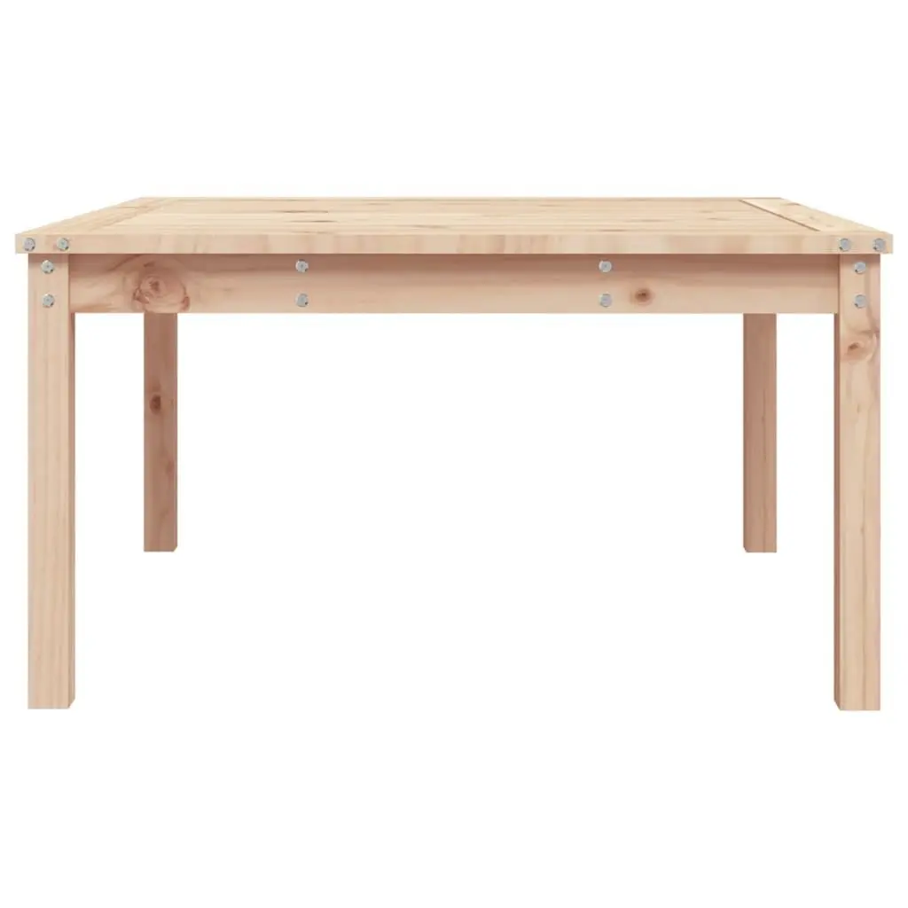 Garden Table 82.5x82.5x45 cm Solid Wood Pine Brown Patio Outdoor Furniture