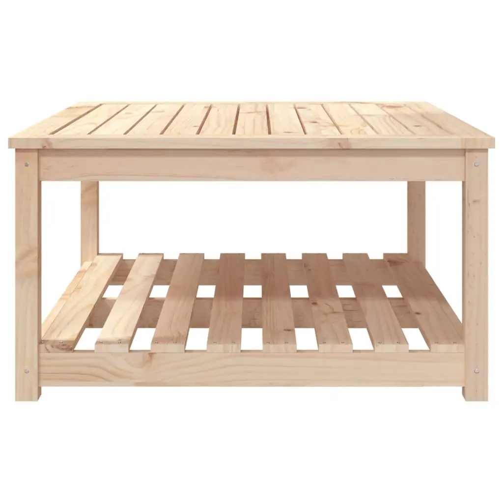 Outdoor Dining Table in Solid Wood 82.5x82.5x45cm