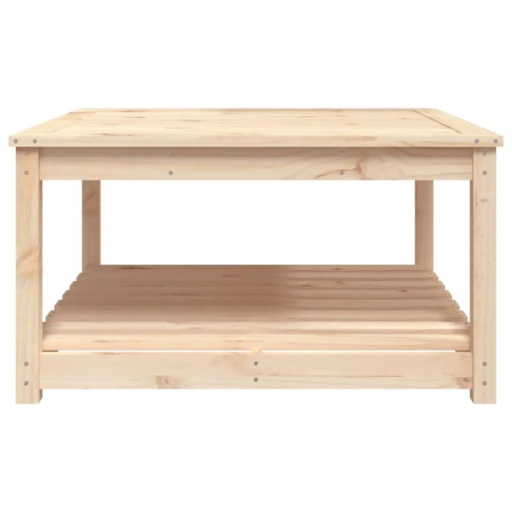 Outdoor Dining Table in Solid Wood 82.5x82.5x45cm