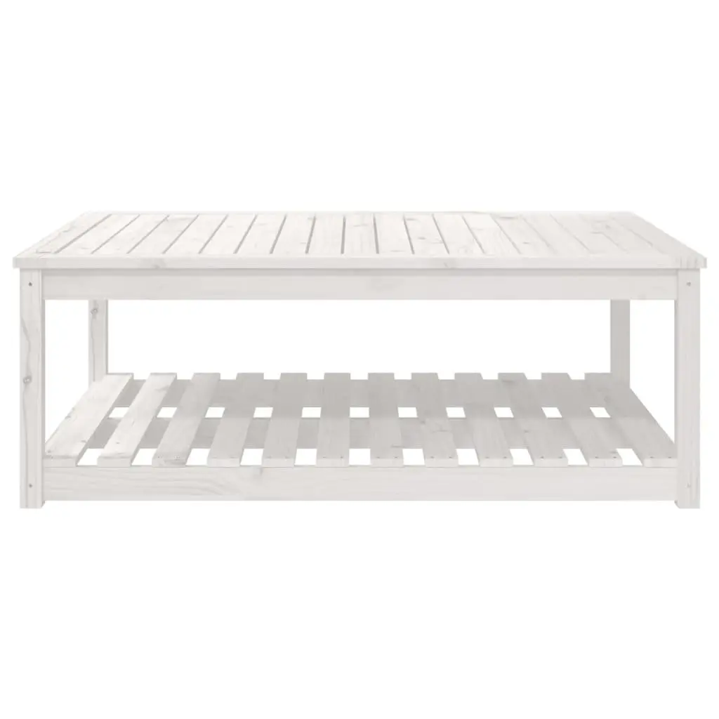 White Pine Garden Table for Outdoor Spaces