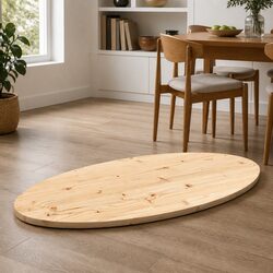 Reliable Brown Solid Wood Pine Table Top 90x45x2.5 cm