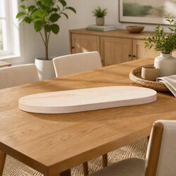 Warm and Practical Solid Pine Wood Table Top 70x35cm