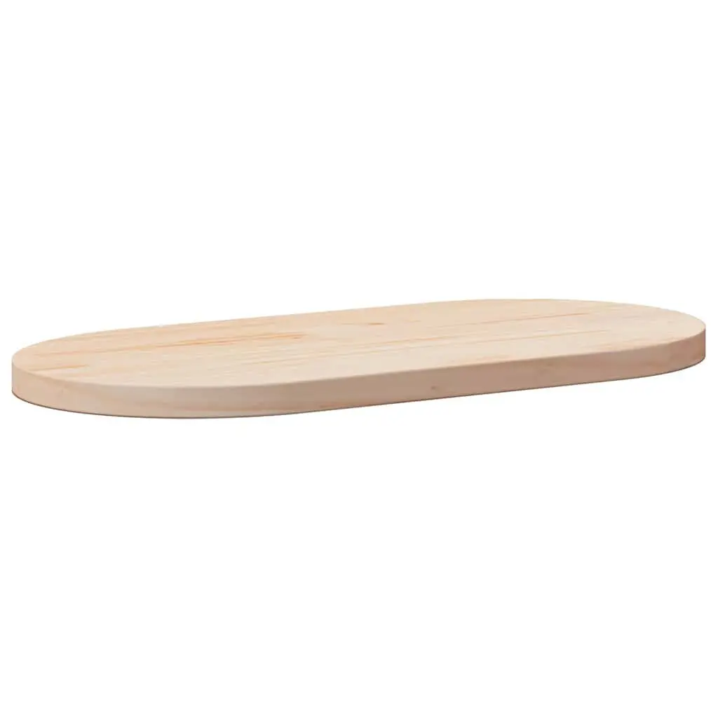 Solid Wood Pine Oval Table Top for Custom Use