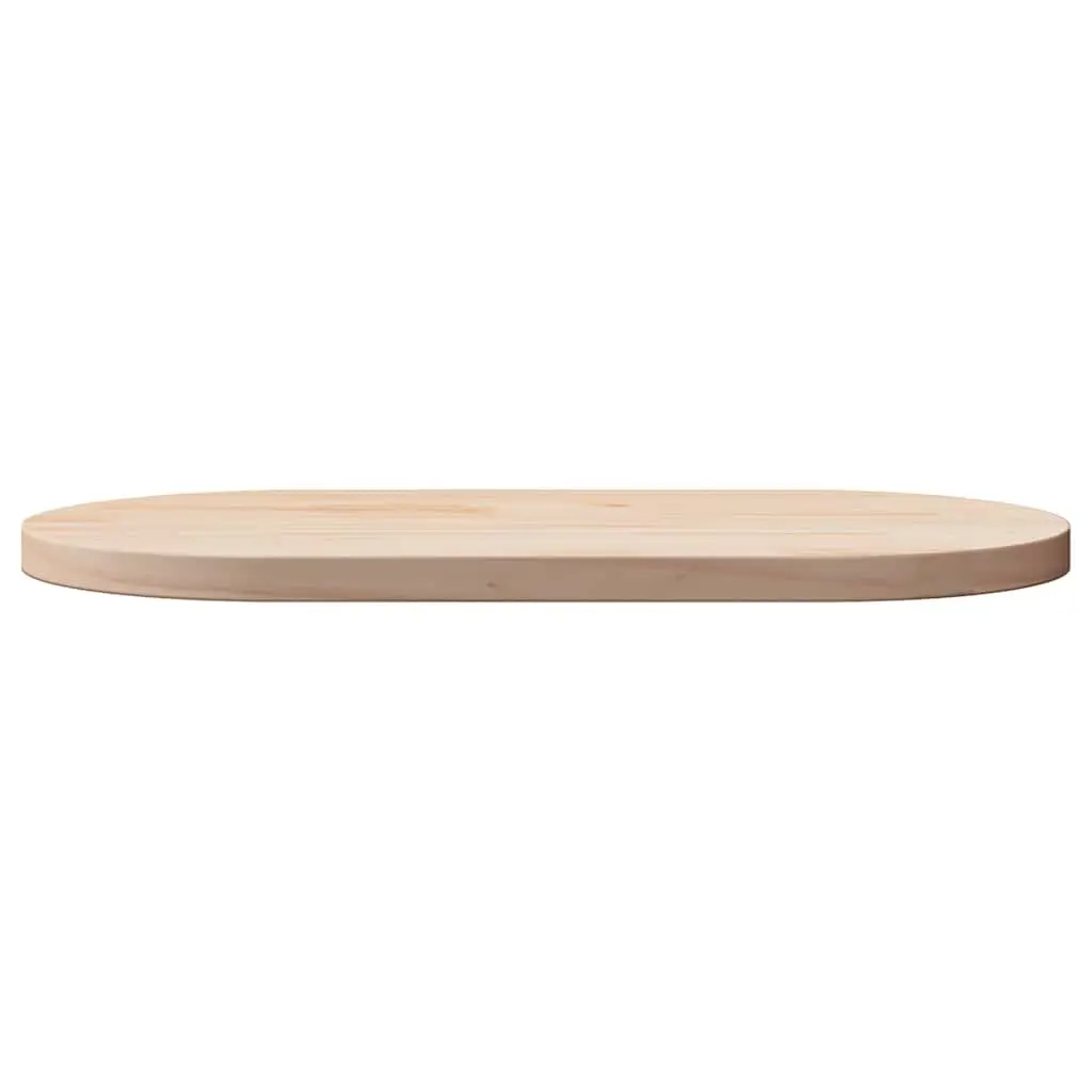 Solid Wood Pine Oval Table Top for Custom Use