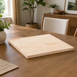 Reliable Solid Pine Wood Table Top 80x80cm for All Needs