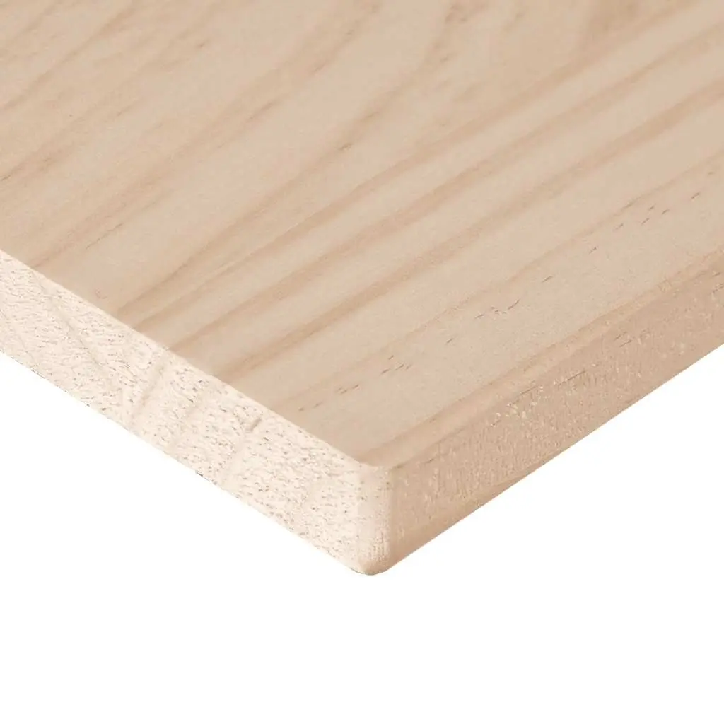 Solid Pine Wood Square Table Top 80x80cm Brown Replacement Furniture Board