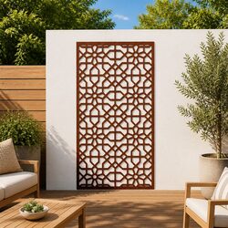 Practical Corten Steel Wall Art for Your Garden 105x55 cm