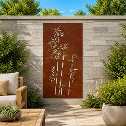 105x55 cm Garden Wall Decoration in Corten Steel