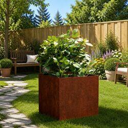 Reliable Corten Steel Garden Planter for Outdoor Use