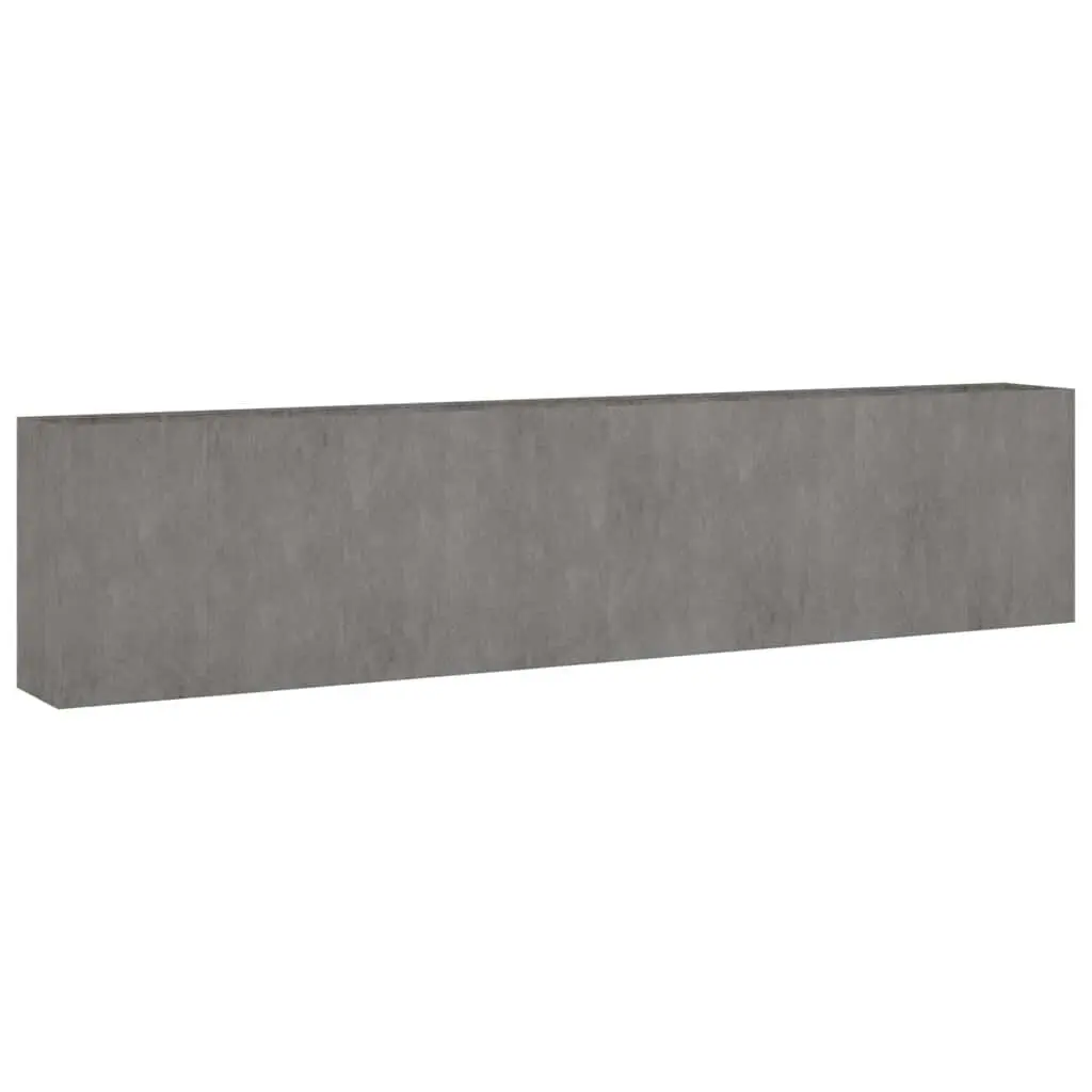 Garden Raised Bed Planter Box Corten Steel Outdoor Vegetable Flower 360x40x80 cm Brown