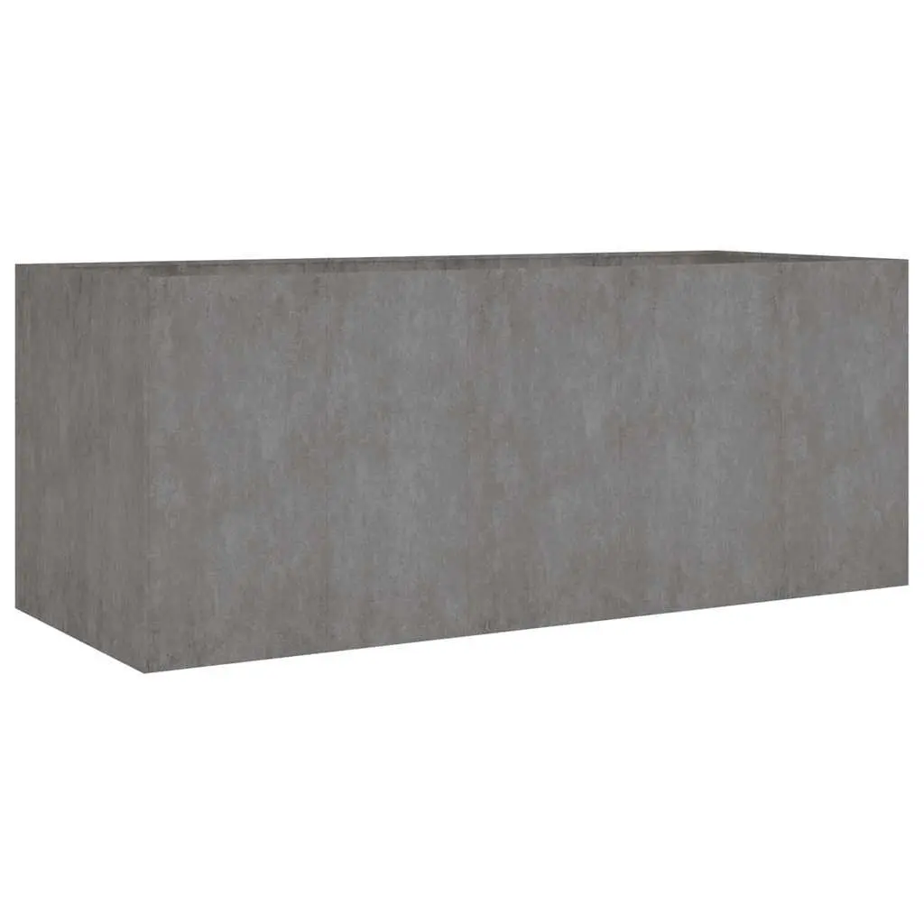 Garden Raised Bed Planter Box Corten Steel Outdoor 200x80x80 cm Brown