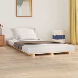 Reliable Solid Wood Pine Bed Frame for Restful Sleep
