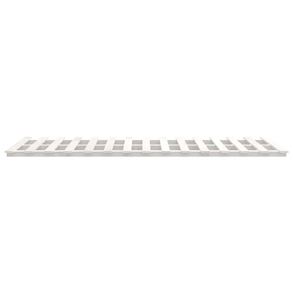 Solid Pine Bed Frame 90x190 cm in White