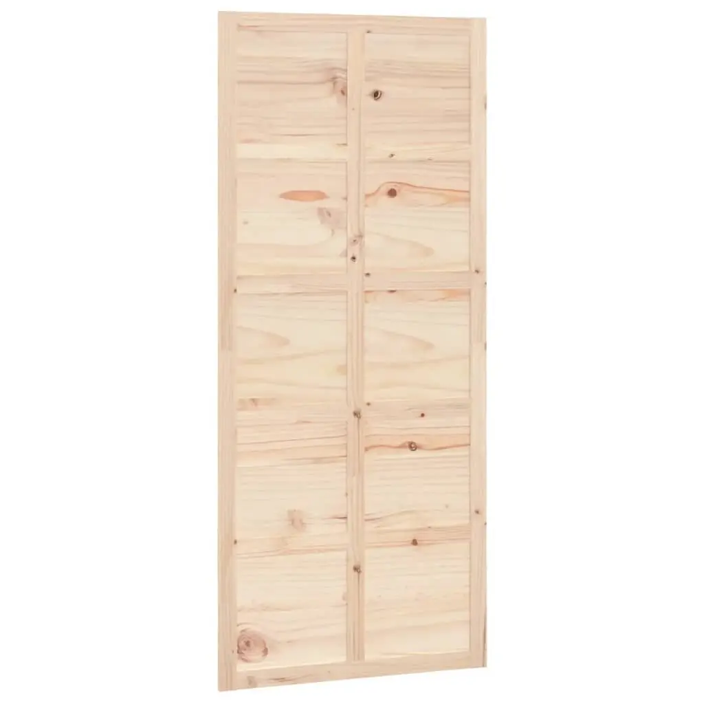 Barn Door Sliding Door 90x1.8x214 cm Solid Pine Wood Brown