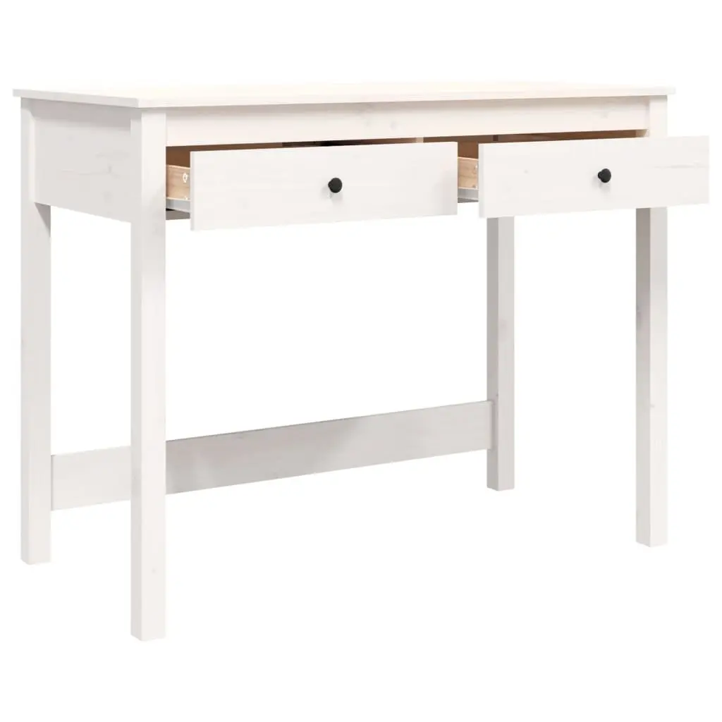 Solid Pine Desk with Ample Storage Solutions
