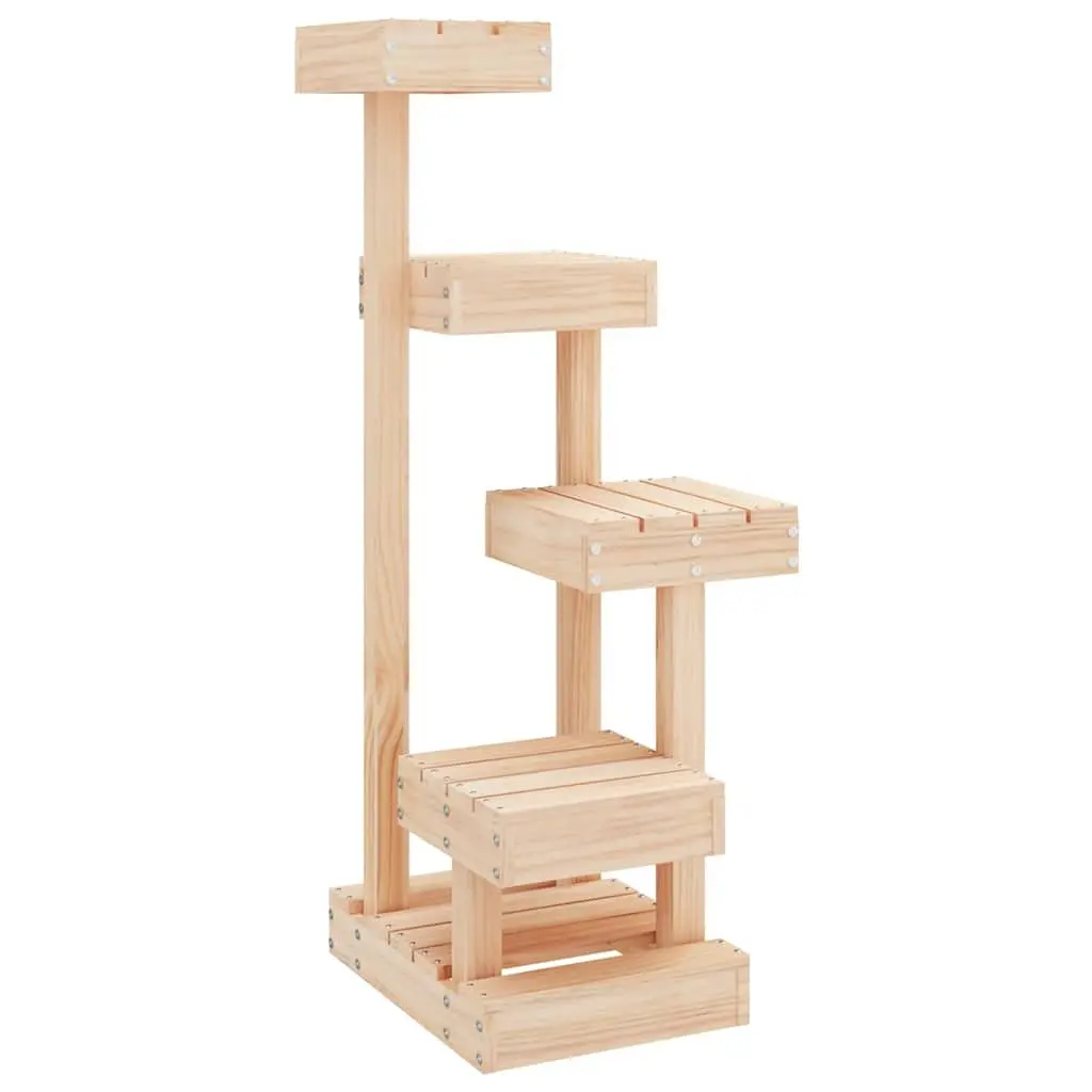 Cat Tree Multi Level Climbing Perch 45.5 x 49 x 103 cm Brown