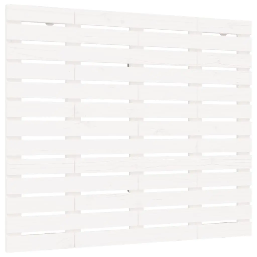 Wall Headboard 96cm White Solid Pine Wood Bedroom Bed Head Support
