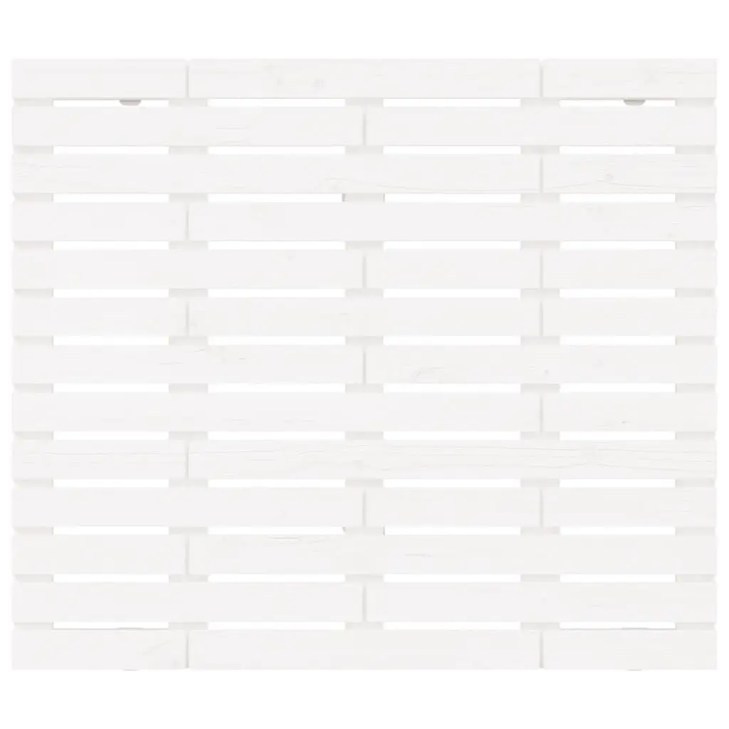 Wall Headboard 96cm White Solid Pine Wood Bedroom Bed Head Support