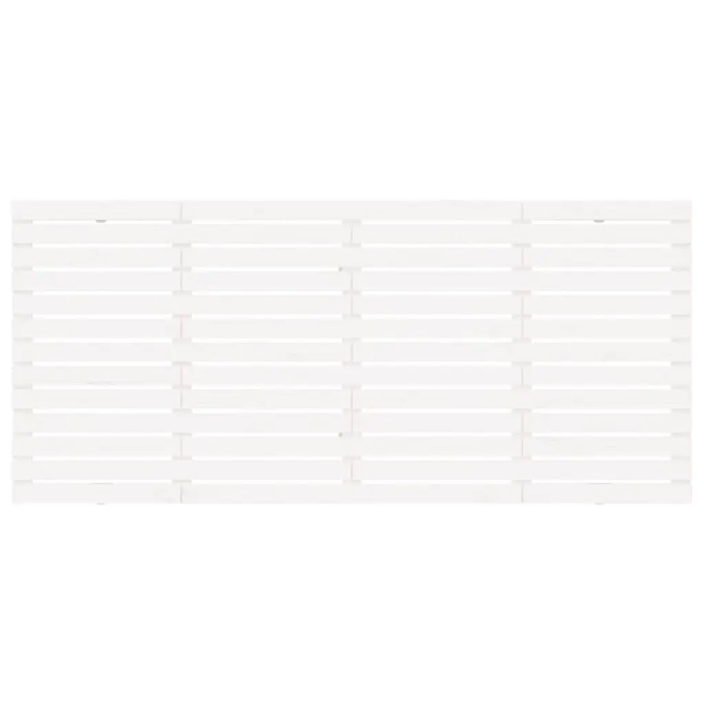 Wall Headboard White 156cm Solid Wood Pine Bedroom Bed Header Mount