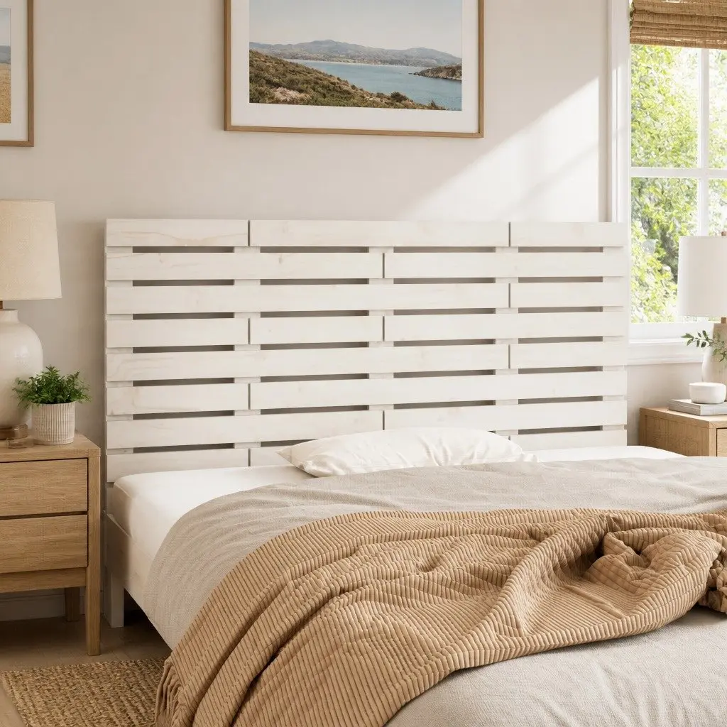 White Wall Headboard for Comfort and Style