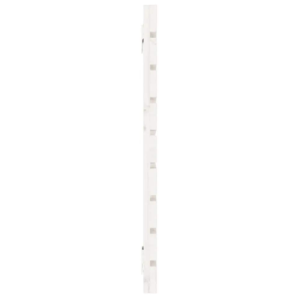 Wall Headboard 141cm White Solid Pine Wood Bedroom Bed Head