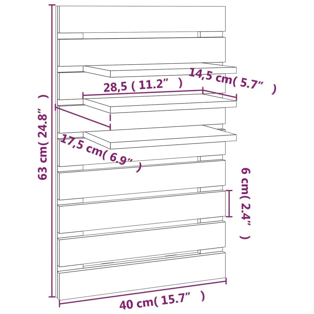 Wall-mounted Bedside Shelves