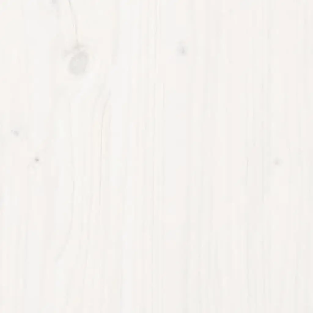 Wall Headboard 140cm Solid Pine Wood Bedroom Mount White Slat Design