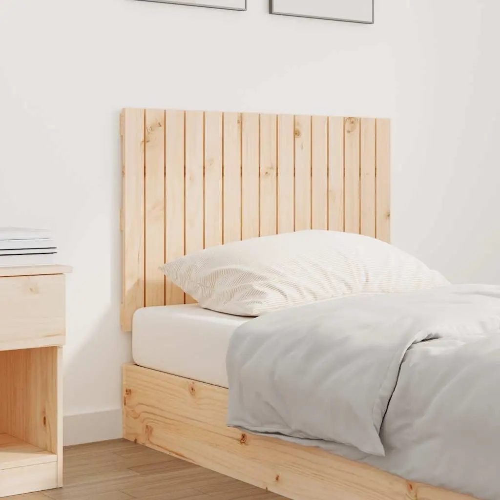 Pine Wood Wall Headboard 95.5 cm for Relaxation