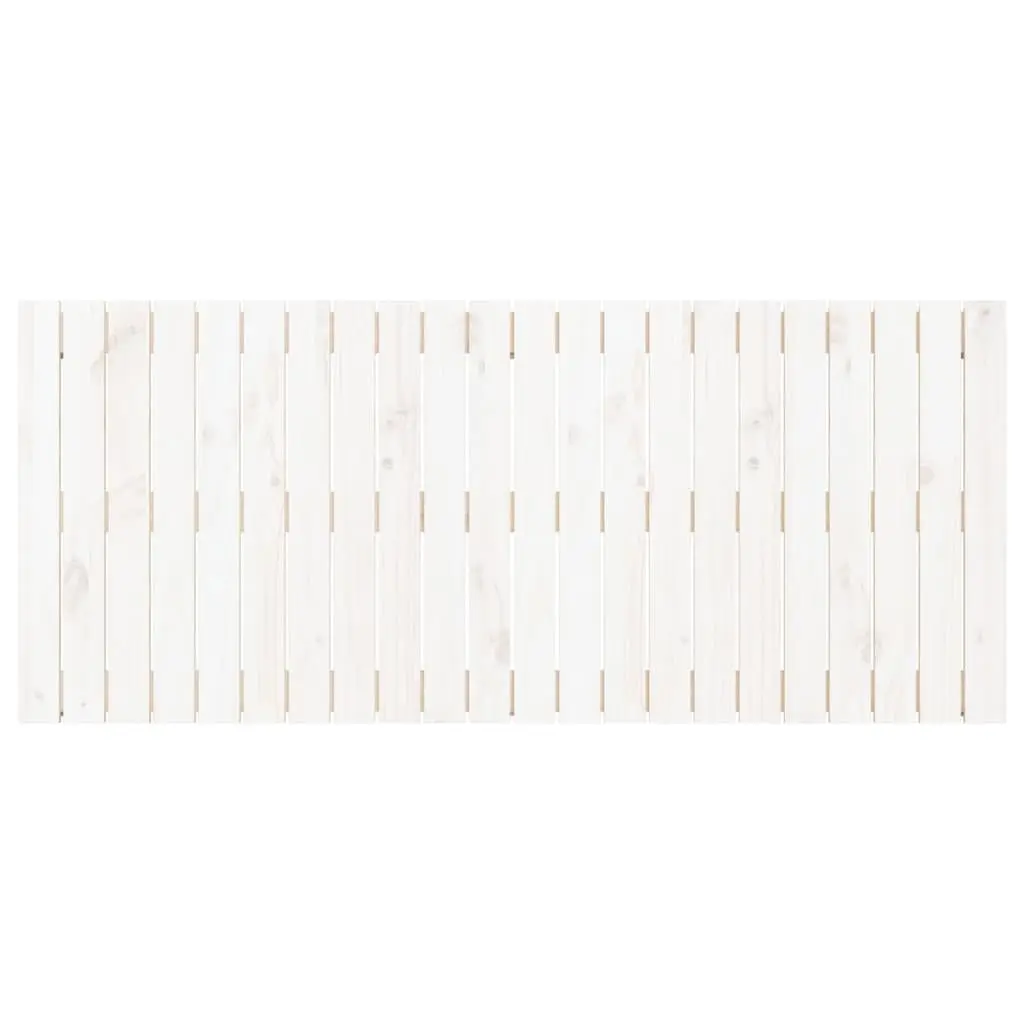 Wall Headboard White 140cm Solid Wood Pine Bedroom Bed Head Board Mount