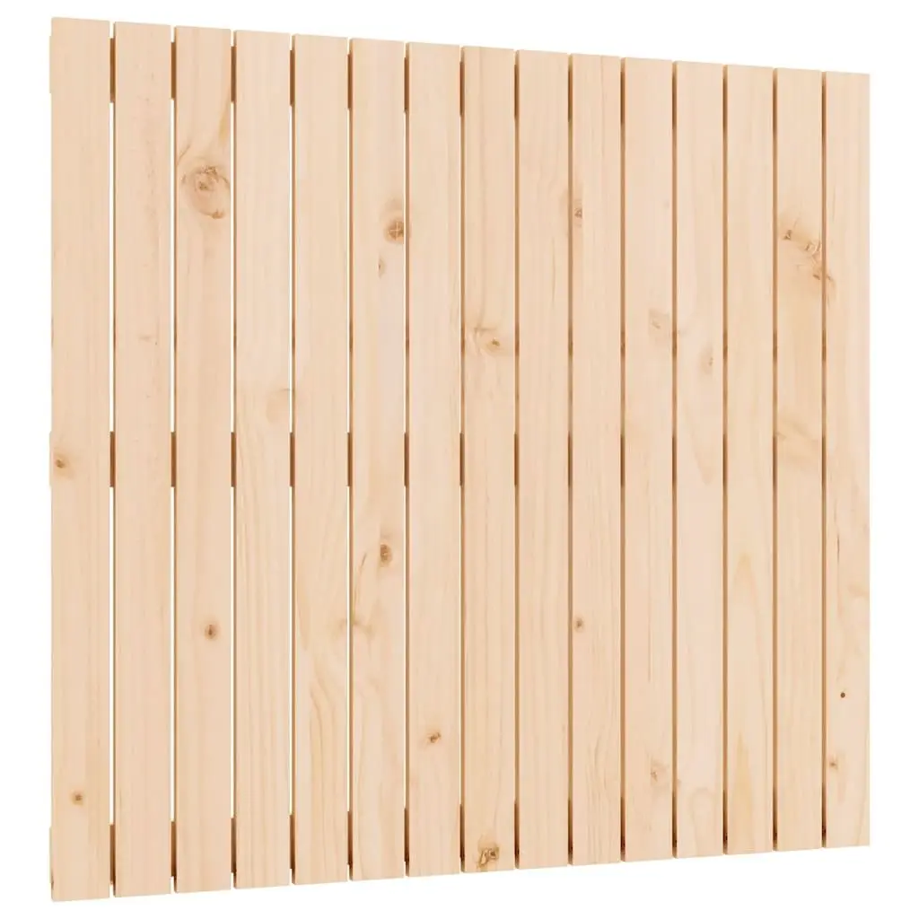 Wall Headboard 95.5cm Solid Pine Wood Bed Head Brown Bedroom Furniture