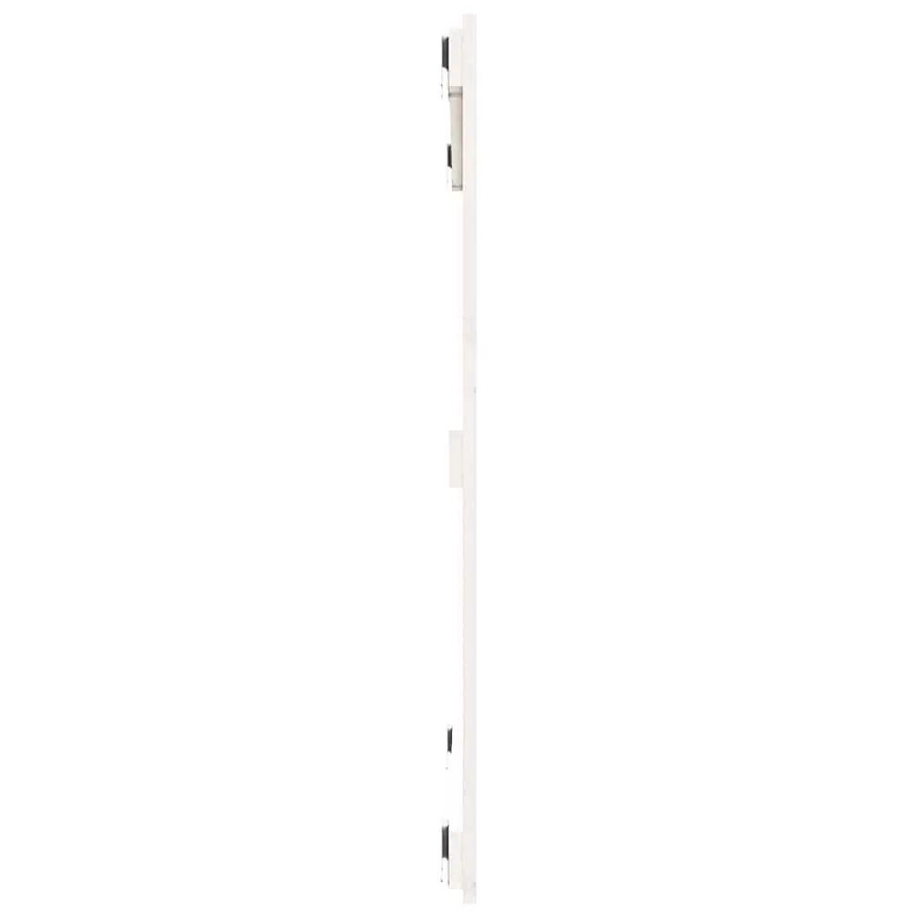 Wall Headboard White 95.5cm Solid Pine Wood Bedroom Furniture Mount