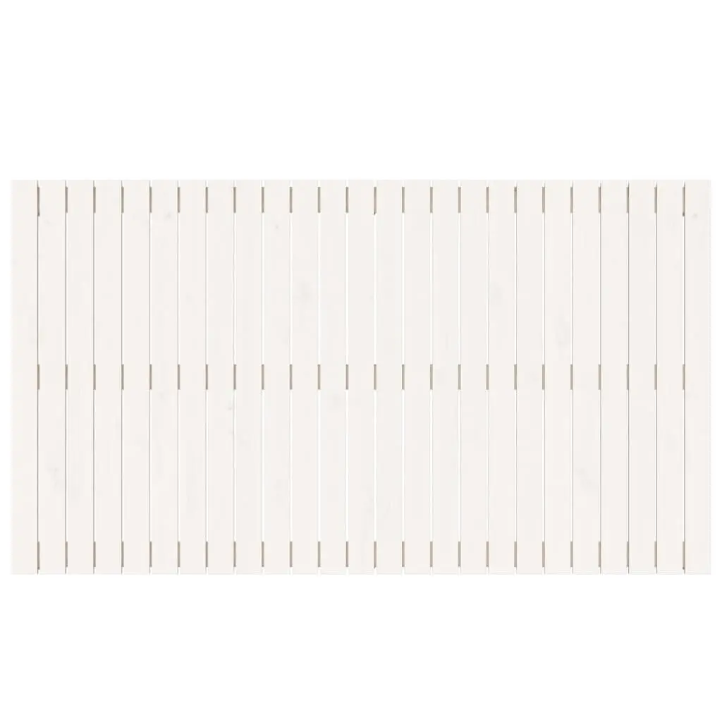 Wall Mounted Headboard Support 159.5cm White Solid Pine Wood Panel