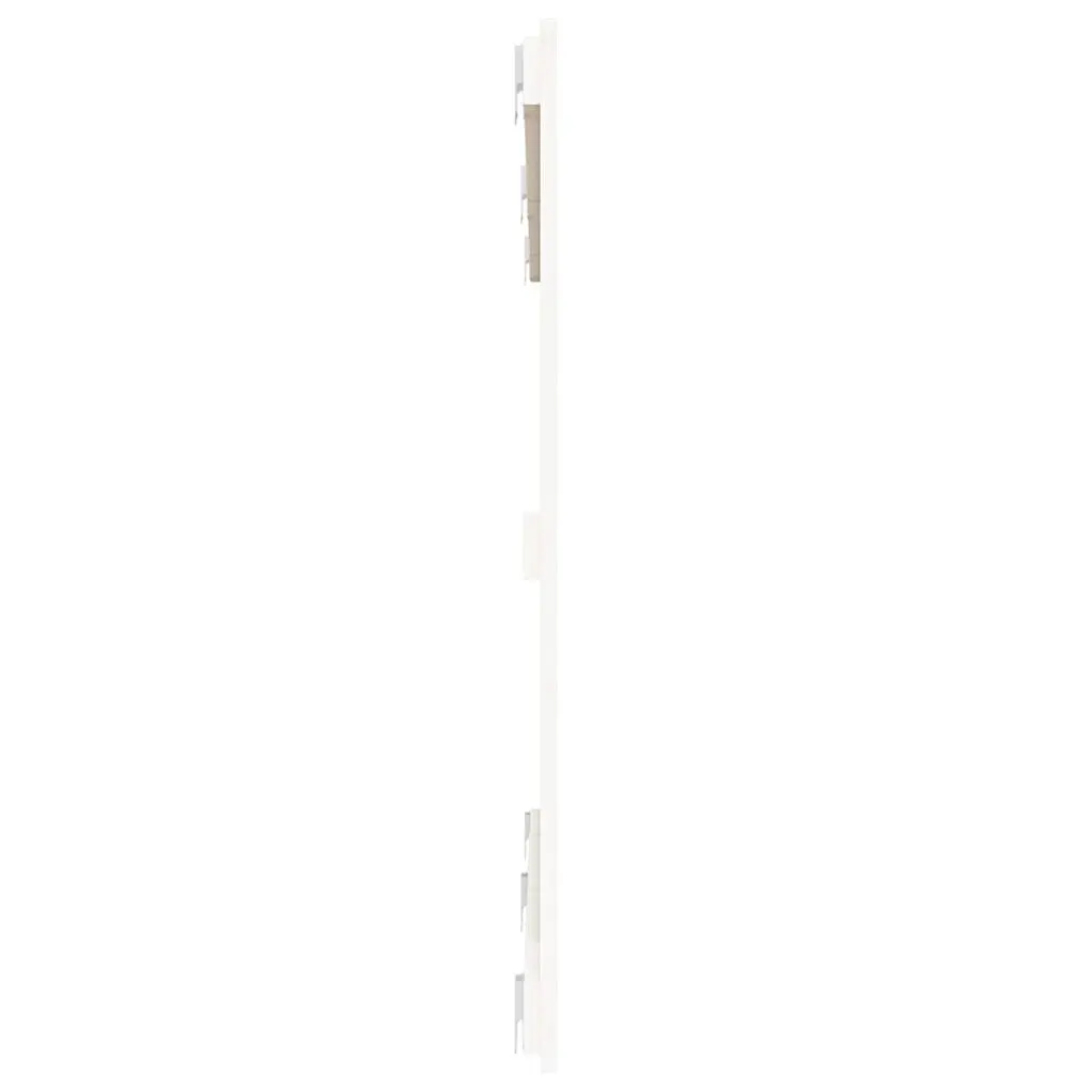 Wall Mounted Headboard Support 159.5cm White Solid Pine Wood Panel