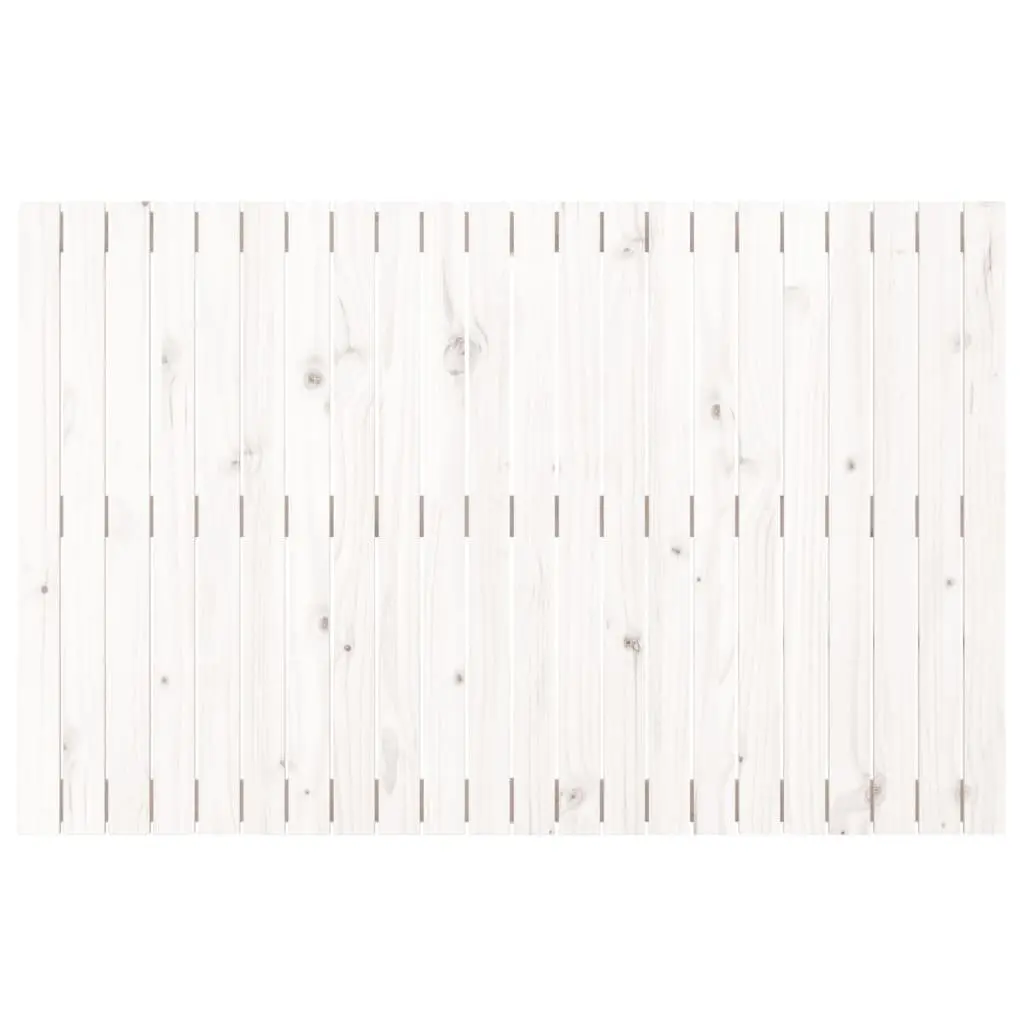Wall Headboard Backrest Support 140cm White Solid Wood Pine