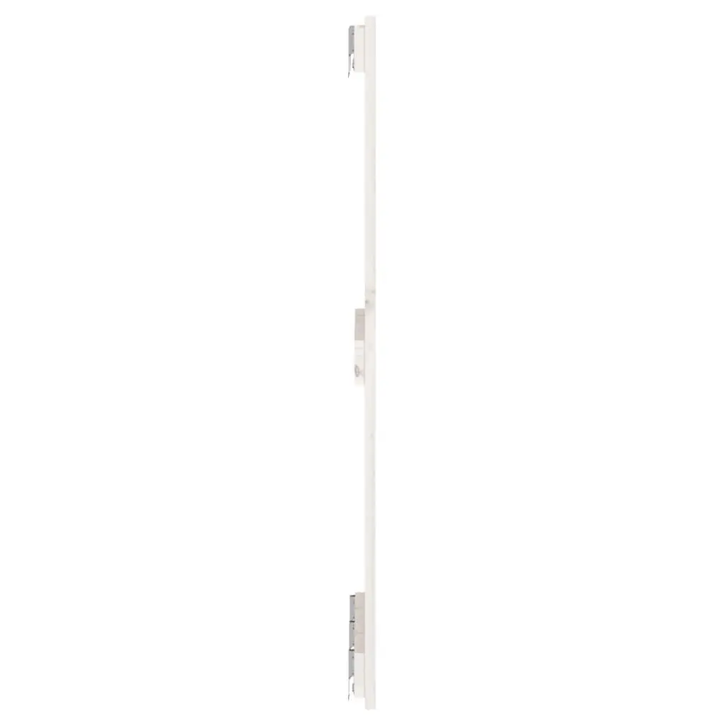 Wall Headboard Backrest Support 140cm White Solid Wood Pine