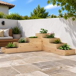 4-Tier Garden Planter: A Practical Outdoor Solution