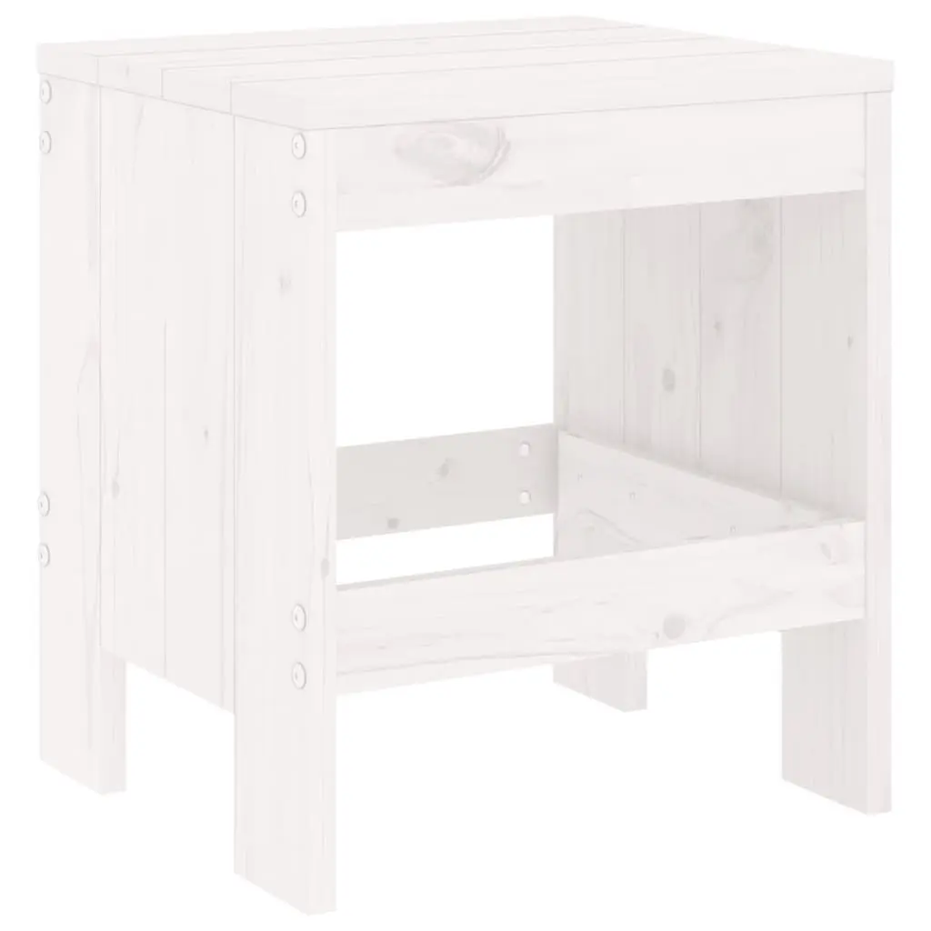 White Pine Stools for Outdoor Use