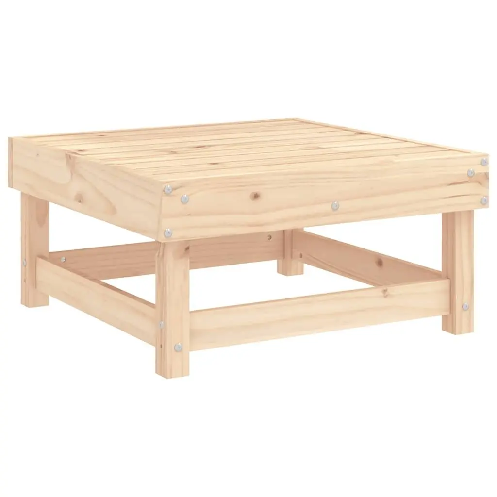 Garden Footstool with Cushion for Outdoor Enjoyment