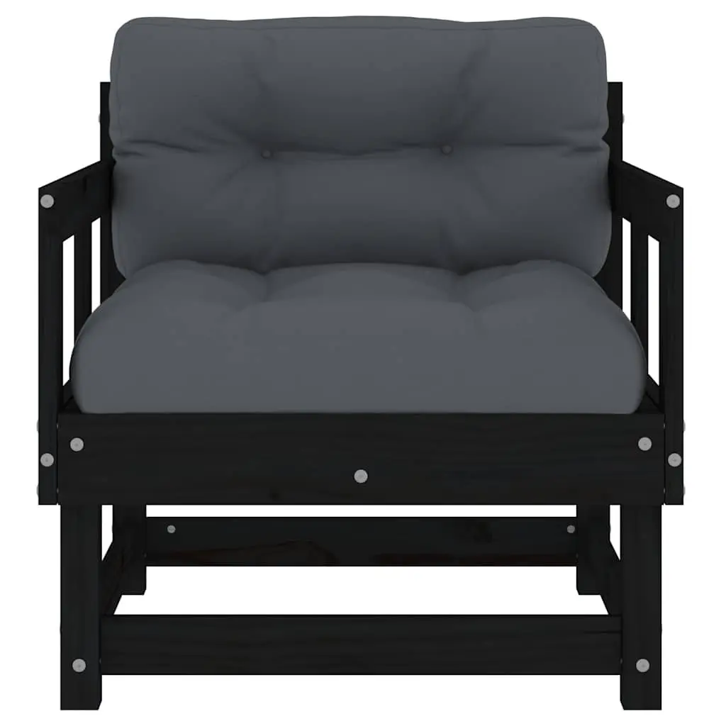 Outdoor Garden Chairs with Cushions, Set of 2