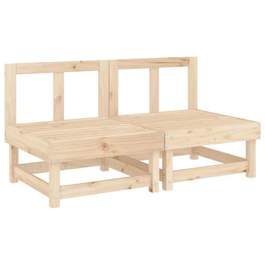 Outdoor Middle Sofas 2 pcs Set