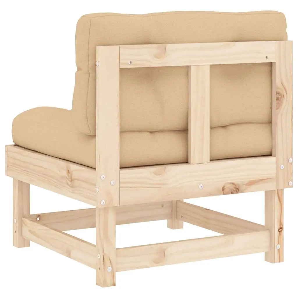 Outdoor Middle Sofas 2 pcs Set