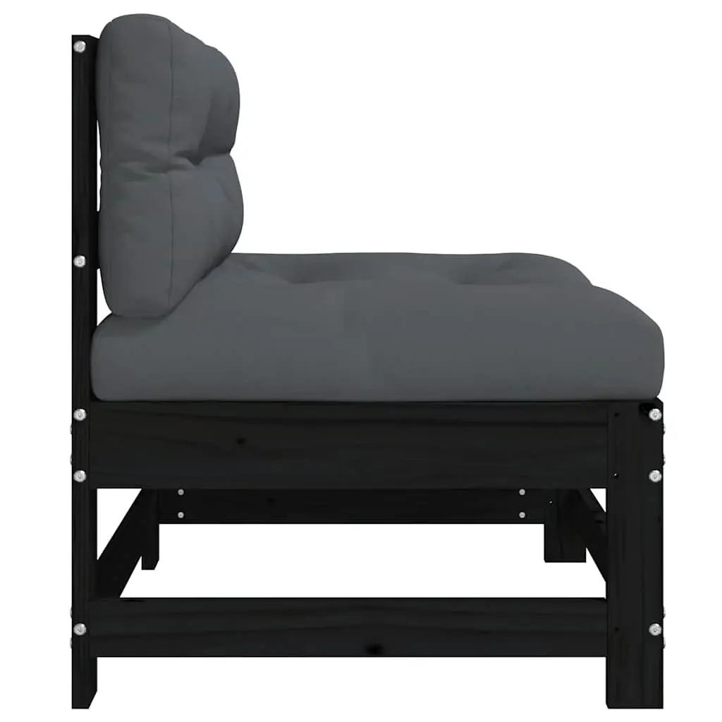 Black Pine Outdoor Sofa Sectional for Comfort